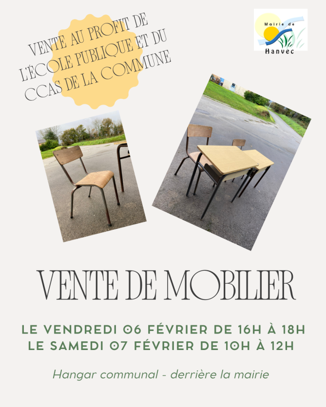 vente mobilier