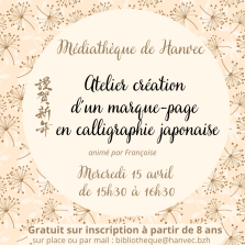 atelier calligraphie