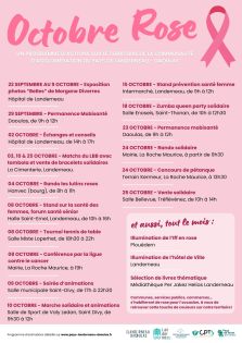 Programme Octobre Rose territoire de la CAPLD
